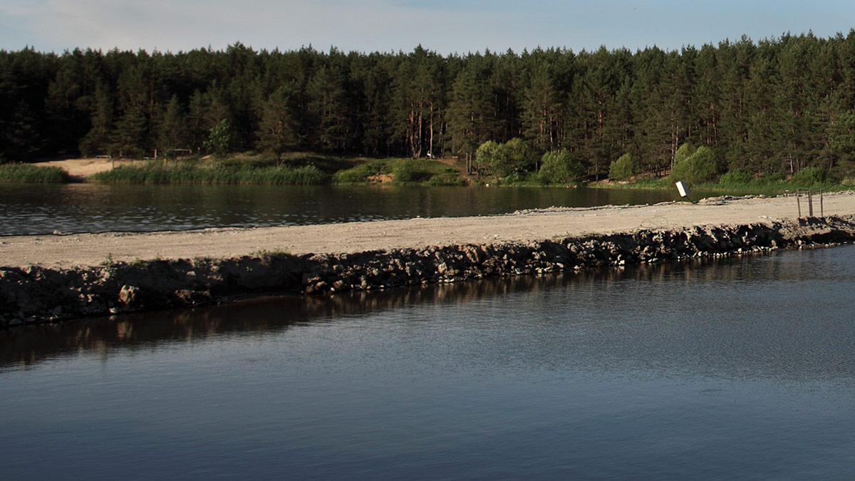 Повреждена плотина Белгородского водохранилища