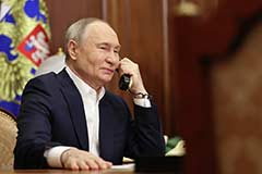Путин провел часовой телефонный разговор с Трампом