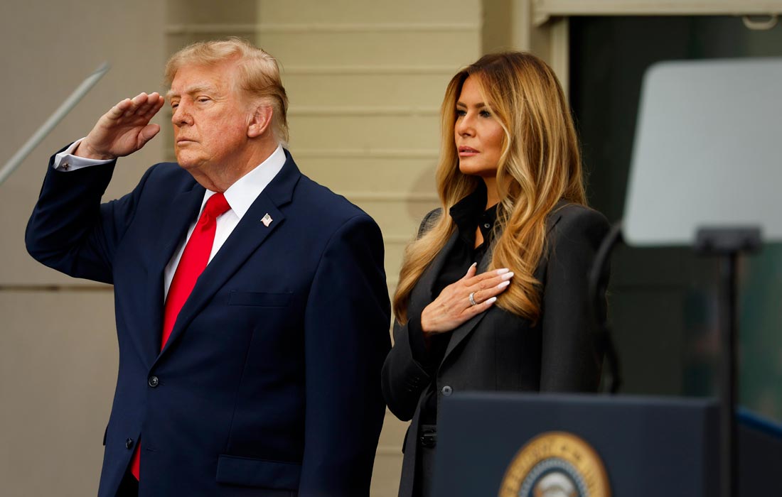 Президент США Дональд Трамп выступил с речью на официальной памятной церемонии в Пентагоне